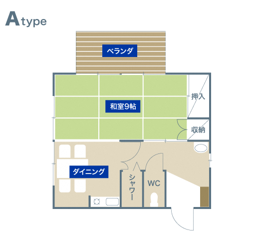 やさかキャンプ場　ケビン